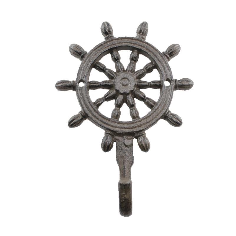 Cast Iron Ship Wheel Hook