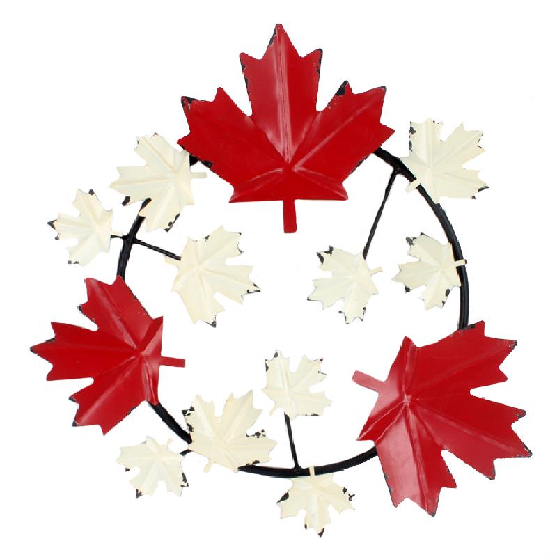 Maple Leaf Wreath Lrg