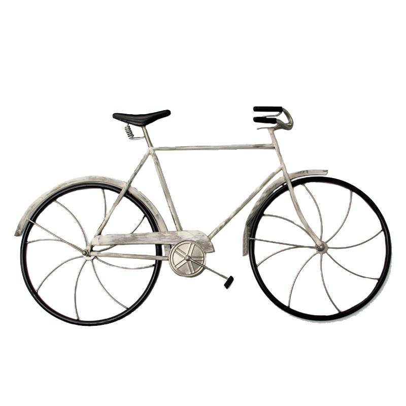 Bicycle Wall Decor White