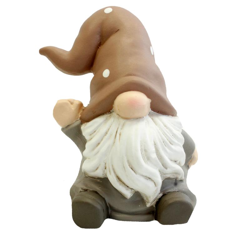 Ceramic Gnome Waving