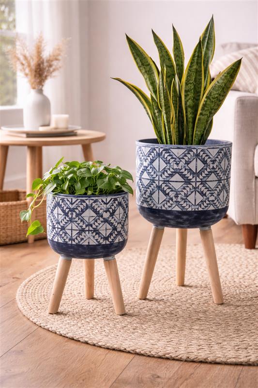 Set of 2 Tripod Planters