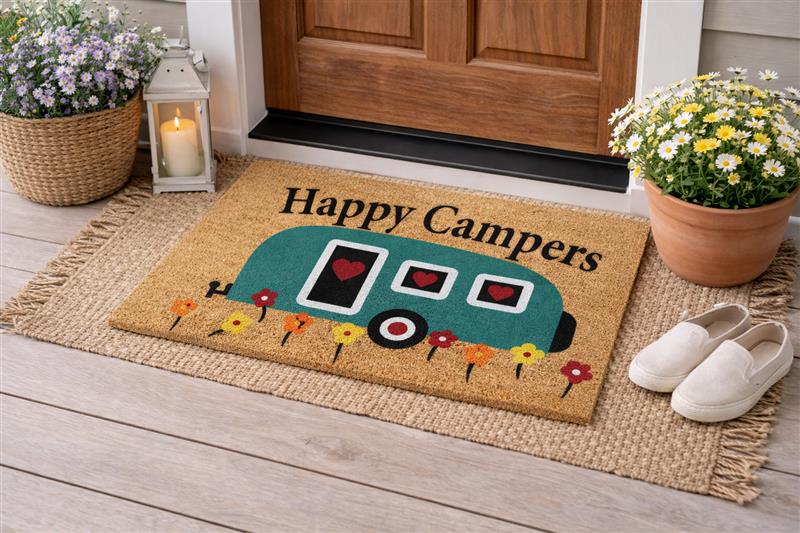 Happy Campers Doormat