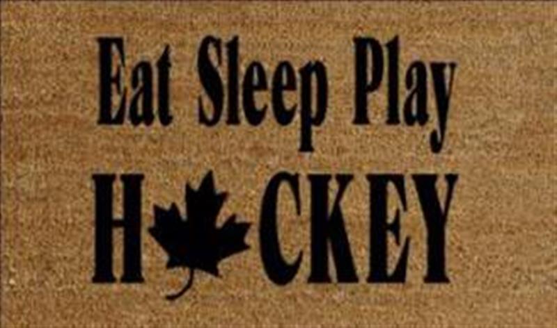 Eat Sleep Play Hockey Doormat
