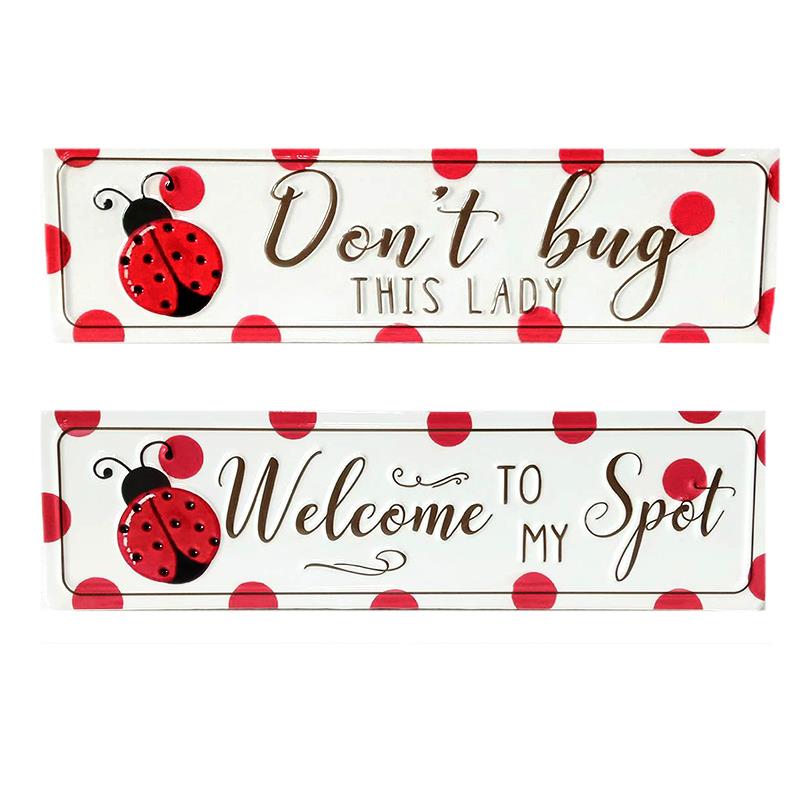 2 Asst. Ladybug Signs