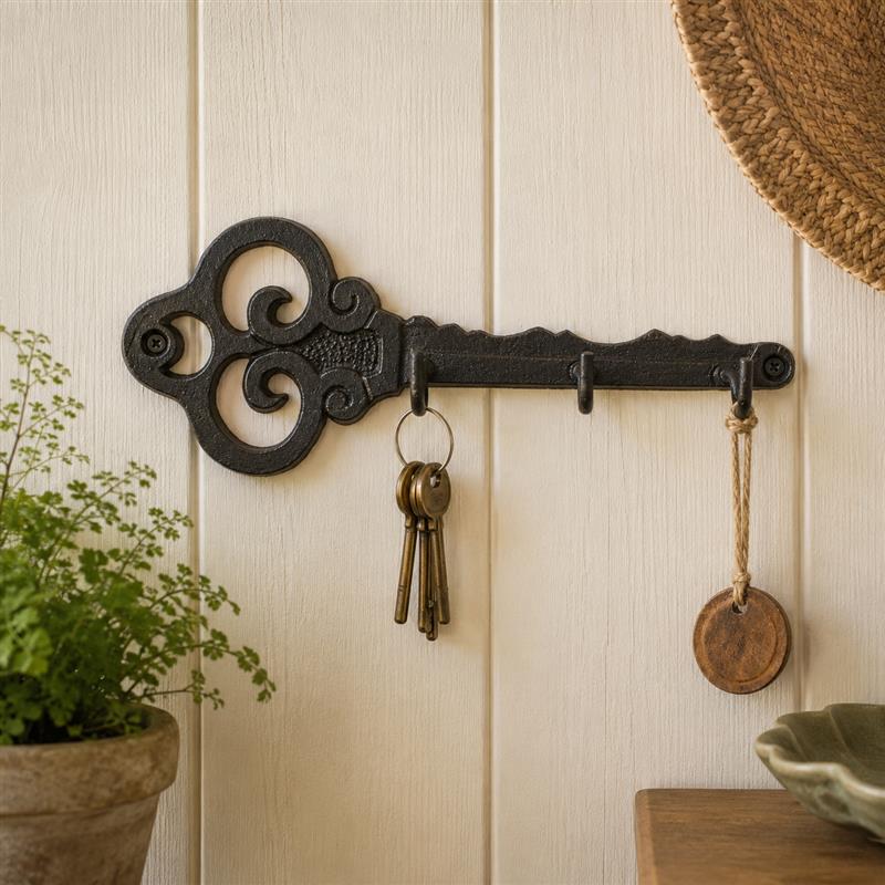 Cast Iron  Key Rack