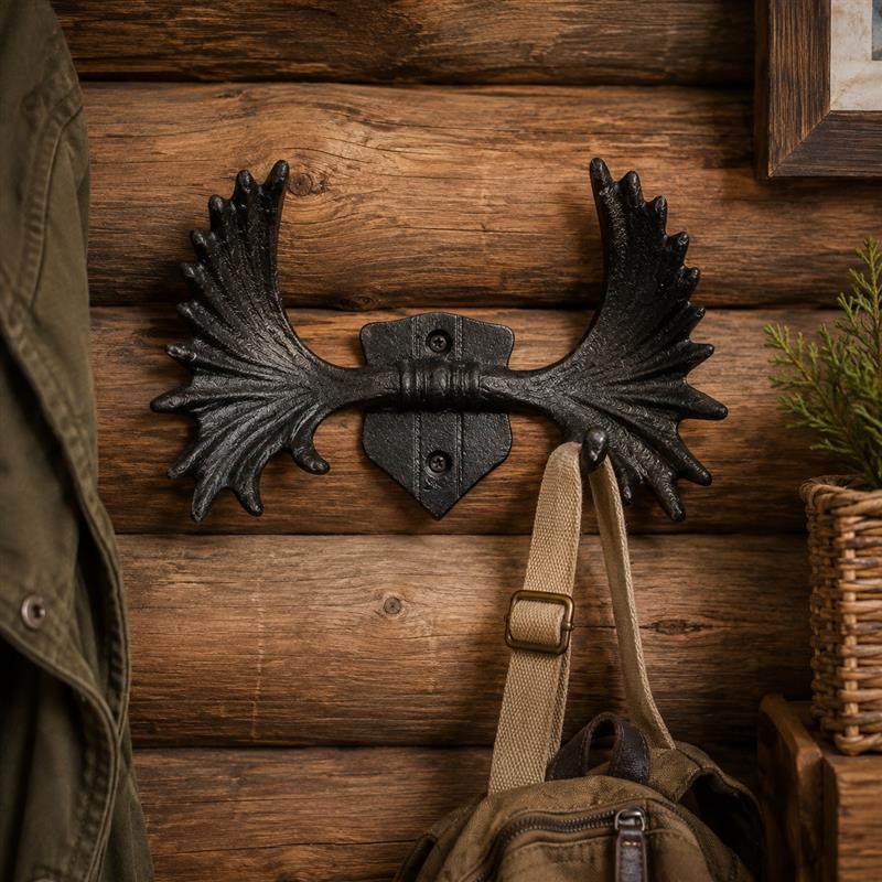 Cast Iron Moose Antlers