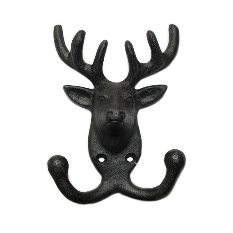 Cast Iron Deer Double Hook