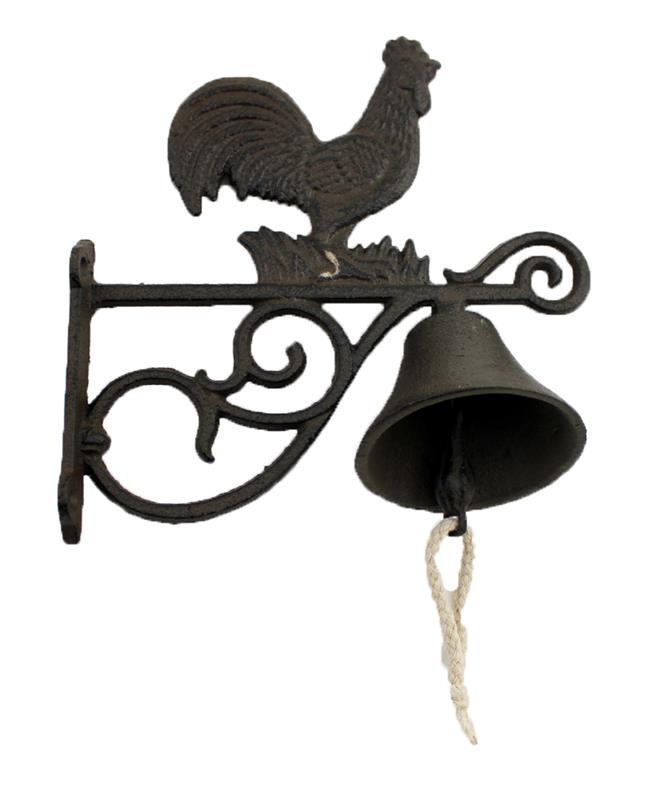 Cast Iron Rooster Bell       +