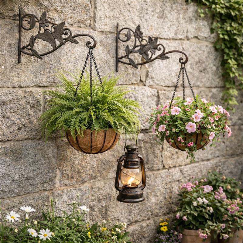 3 Asst. Cast Iron Hooks