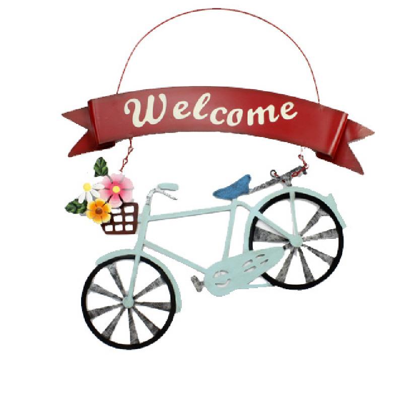 Welcome Bicycle Sign