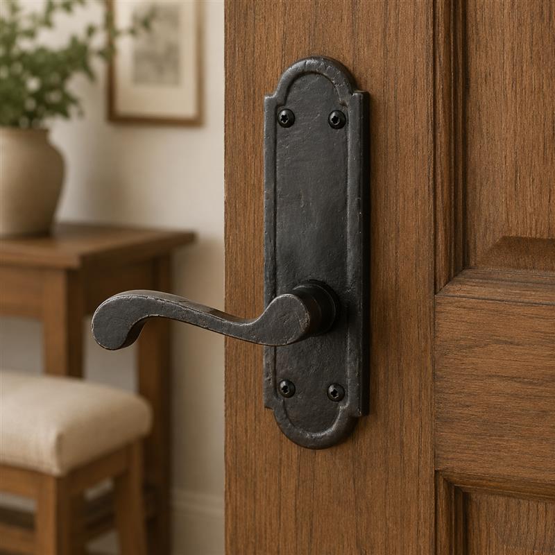 Cast Iron Door Lever Set