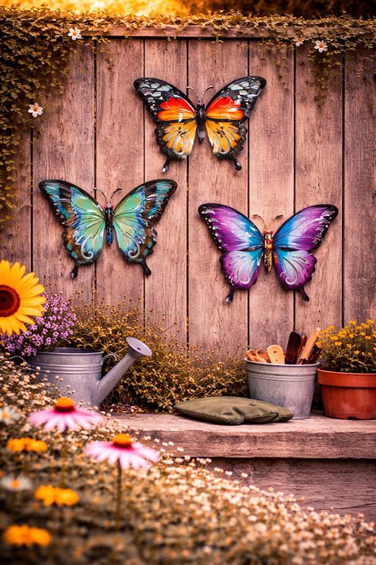 3 Asst. Butterflies