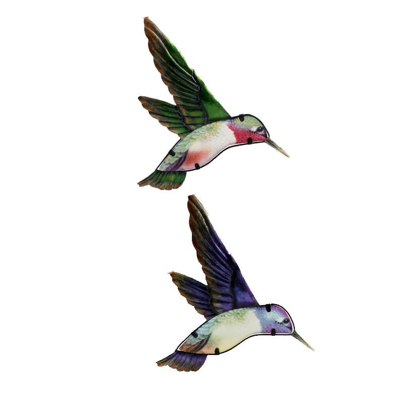 2 Asst. Hummingbird Wall Decor