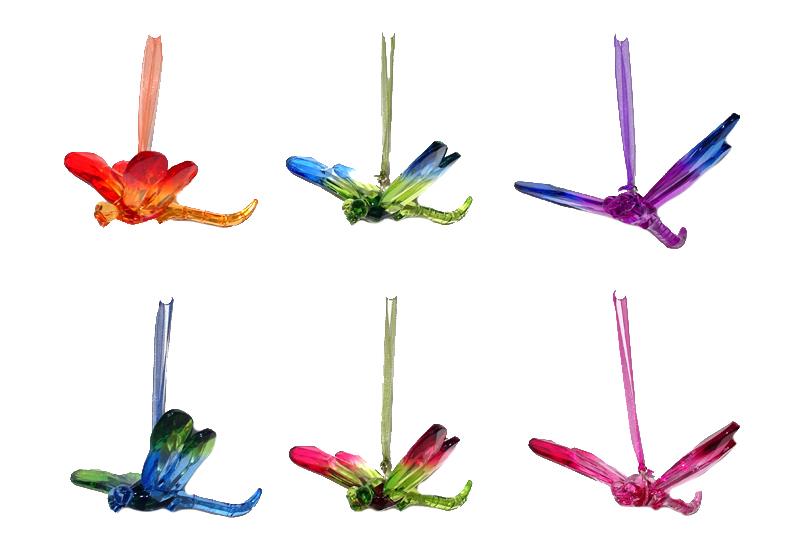 6 Asst. Dragonfly Suncatchers