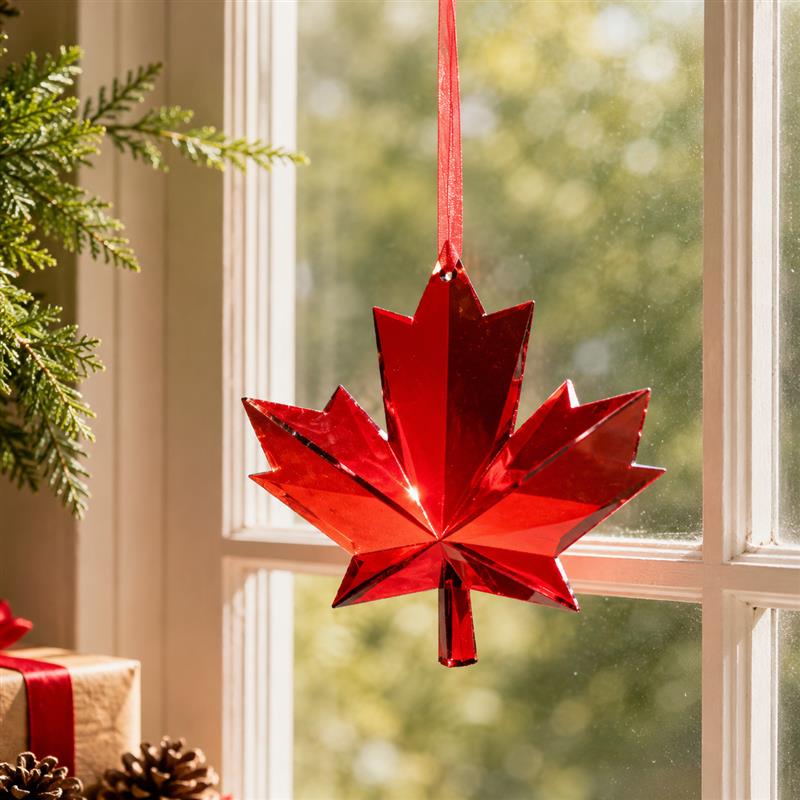 Maple Leaf  Canada Suncatcher