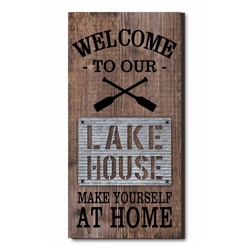 Welcome to Lake House Sign