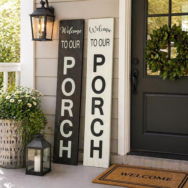 Reversible Porch Sign