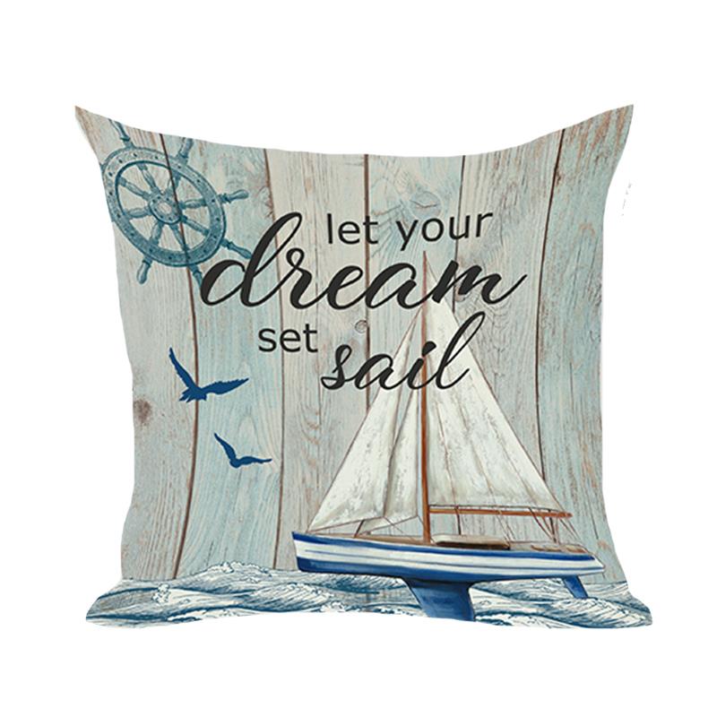 Sail Boat Pillow