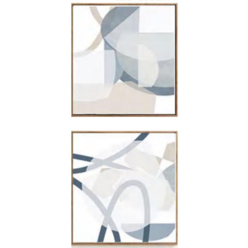 Set of 2 Abstract Canvas Print
