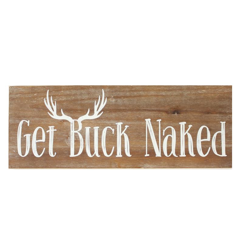 Get Buck Naked Sign