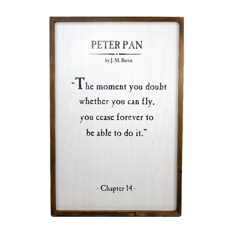 Peter Pan Wall Plaque