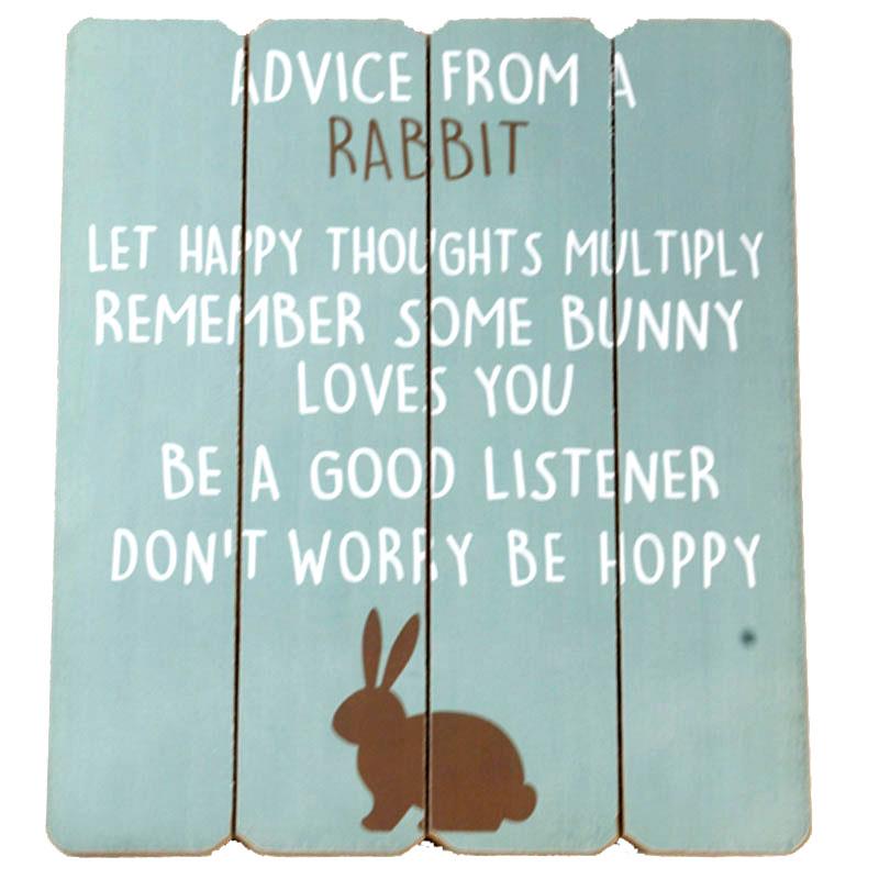 Advice From A Rabbit Wall Deco
