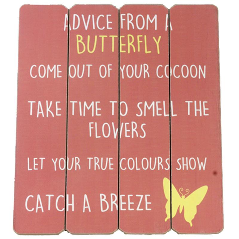 Advice From A Butterfly Decor