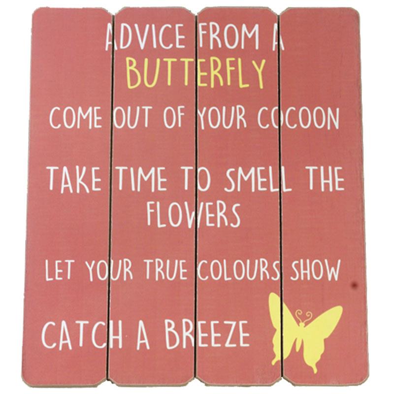 Advice From A Butterfly Decor