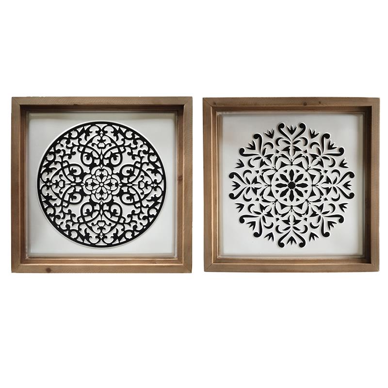 2 Asst. Henna Wall Plaque