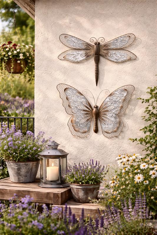 Dfly/Bfly Wall Decor 2 Asst.