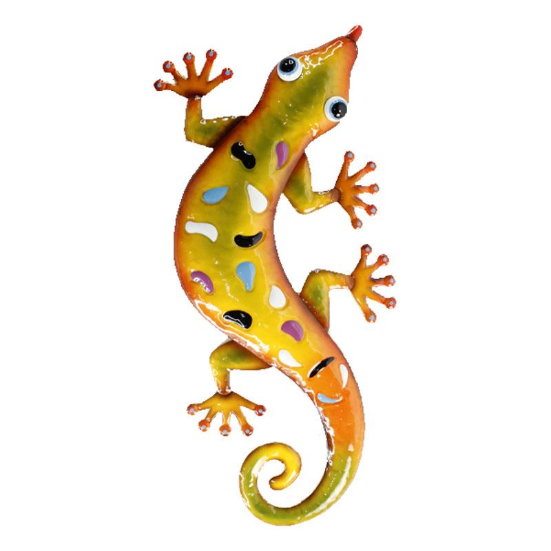 Gecko Wall Art-Orange