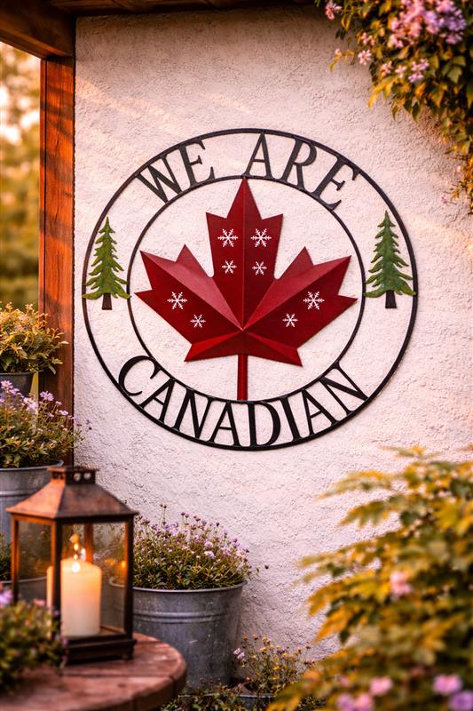 Winter We Are Canadian Circle