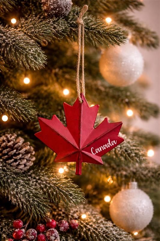 Maple Leaf-Canada Ornament