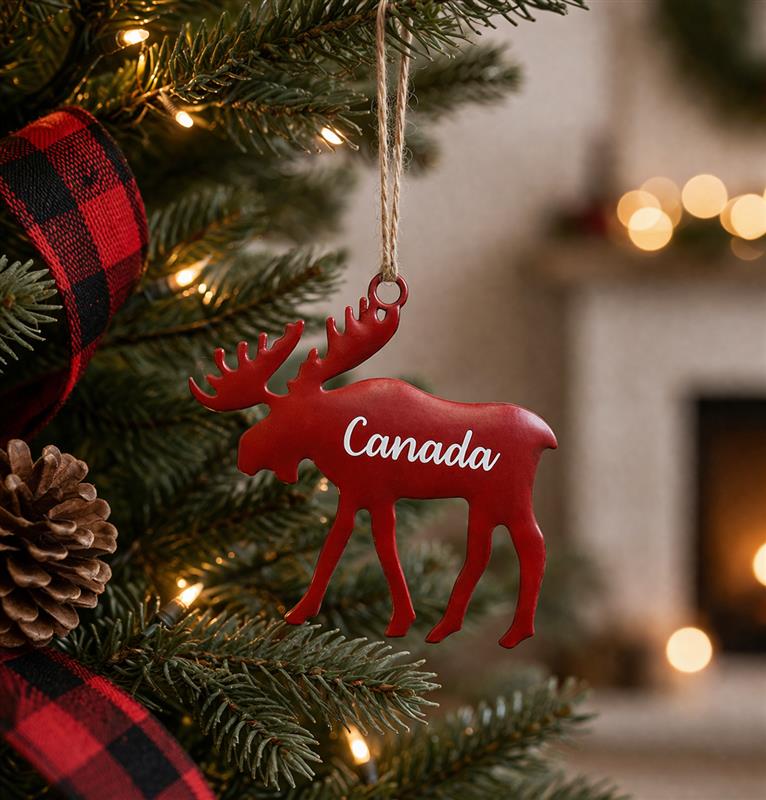Moose-Canada Ornament