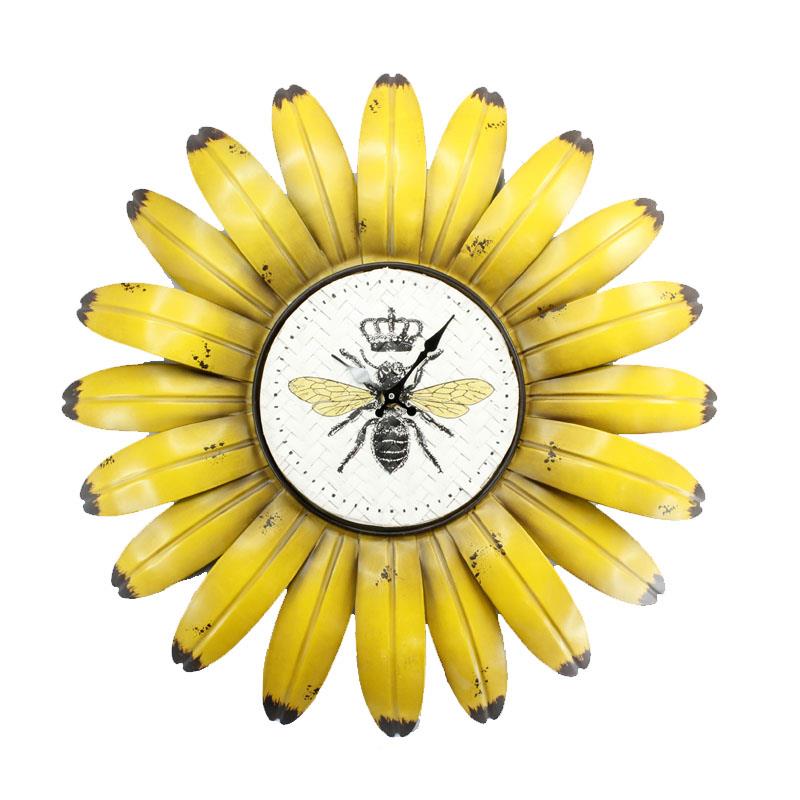 Flower Bee Clock