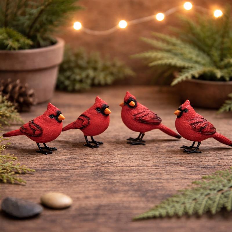 4 Asst. Love Is Near Cardinal
