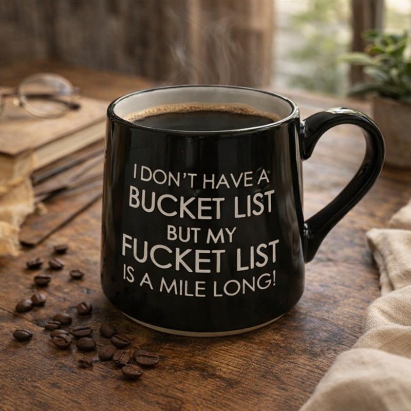 Fat Bottom Mug - Bucket List