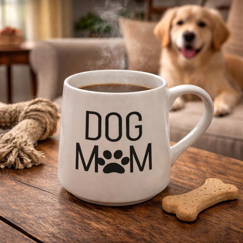 Fat Bottom Mug - Dog Mom