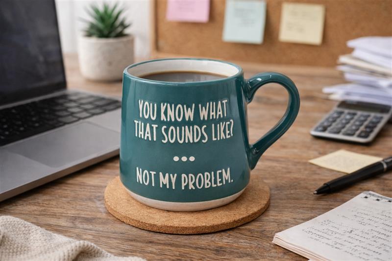 Fat Bottom Mug -Not My Problem