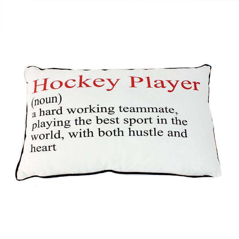 HockeyPlayer Pillow