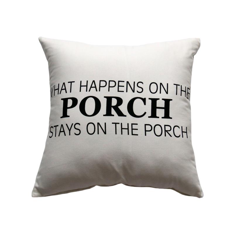 What Happens Porch Pillow