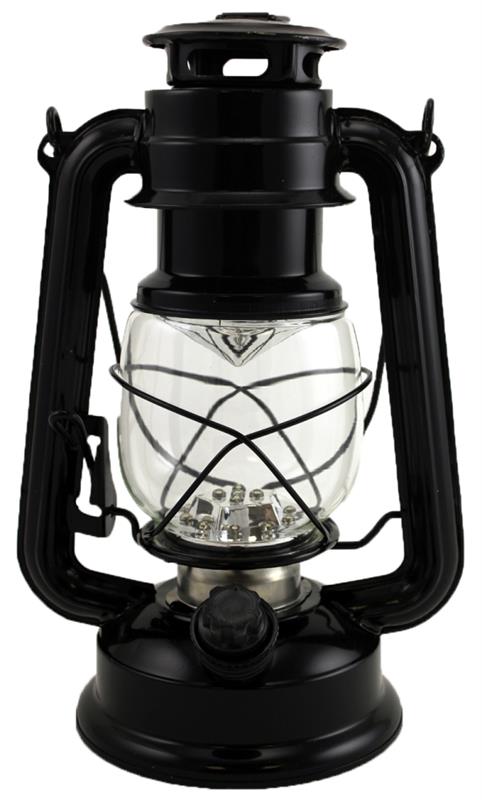 LANTERN BLACK LED SML