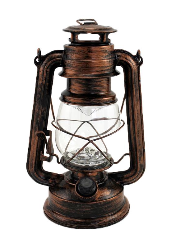 LANTERN BRONZE LED SML