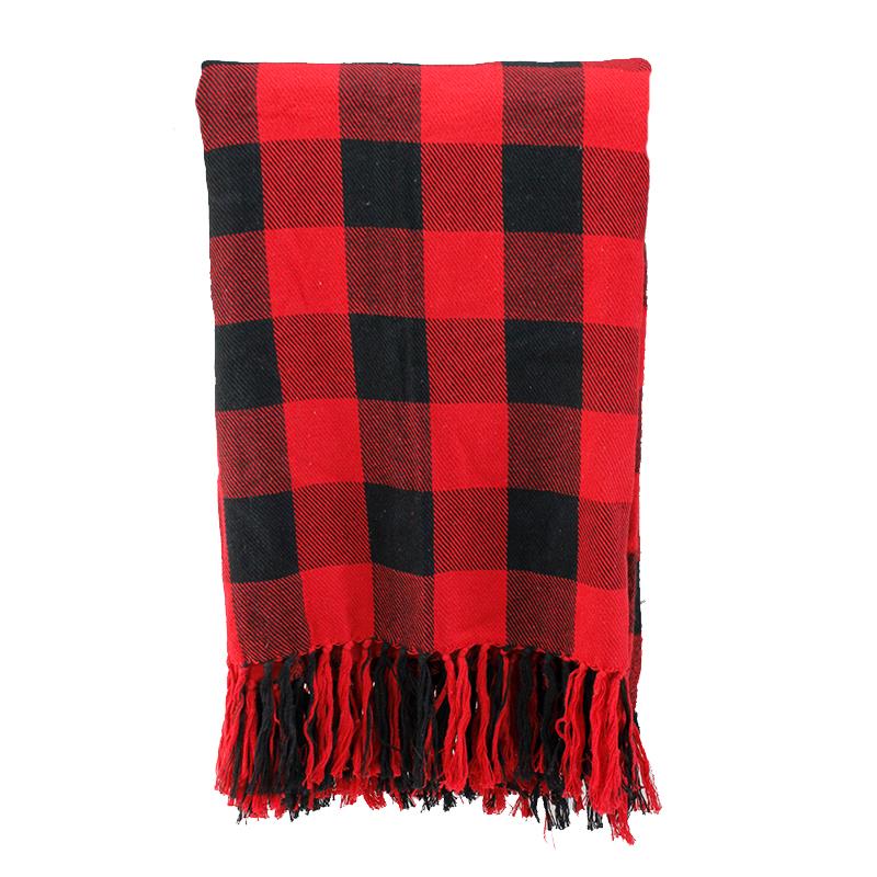 Throw Buffalo Plaid Red