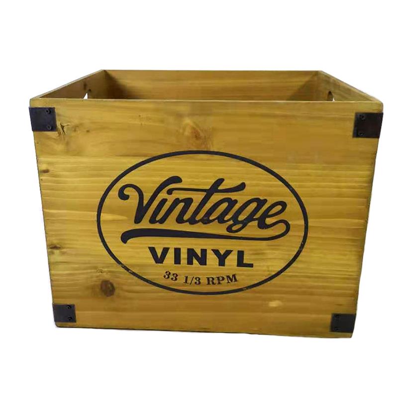 Vintage Vinyl Crate