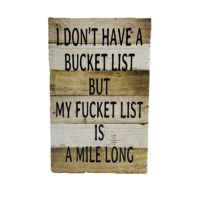 F#$ket List Sign