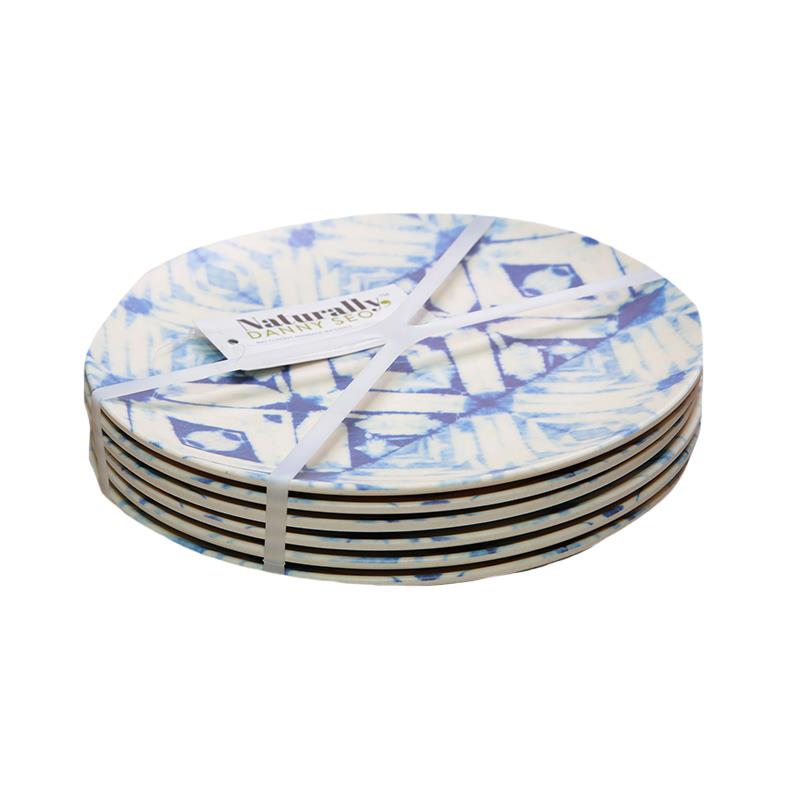 Bamboo Plate Small Blue