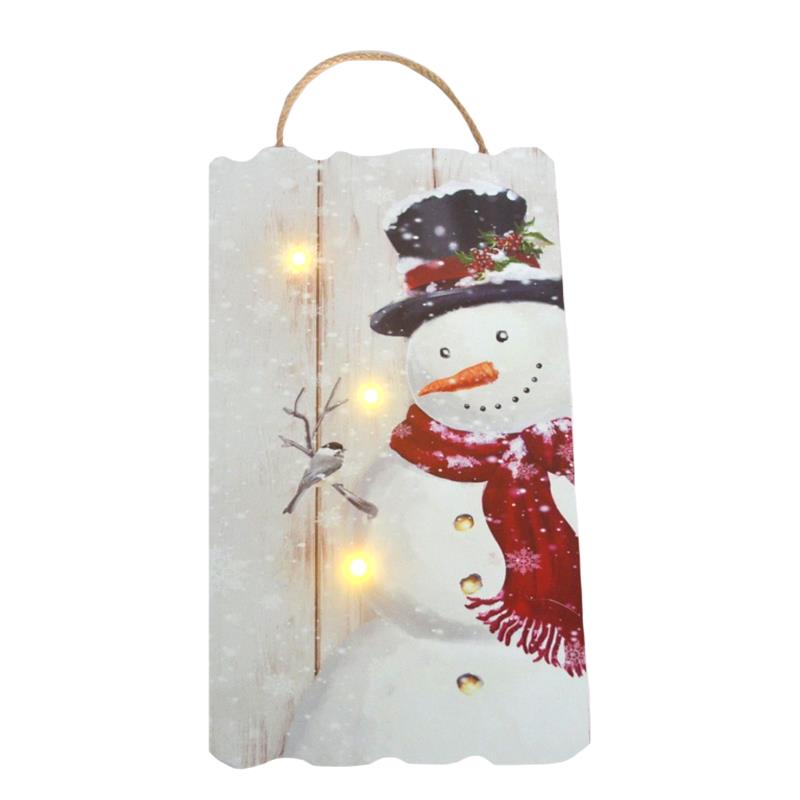 Snowman LED Wall Art
