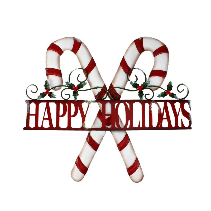 Happy Holidays Plaque