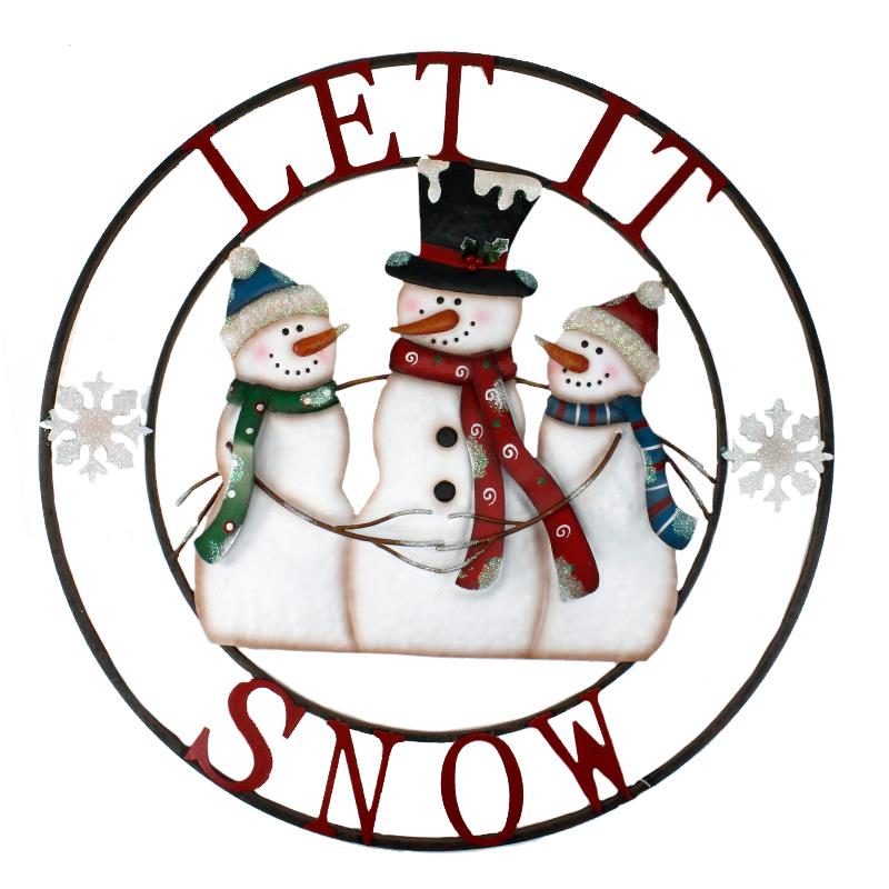 Let It Snow Wreath / Plaque